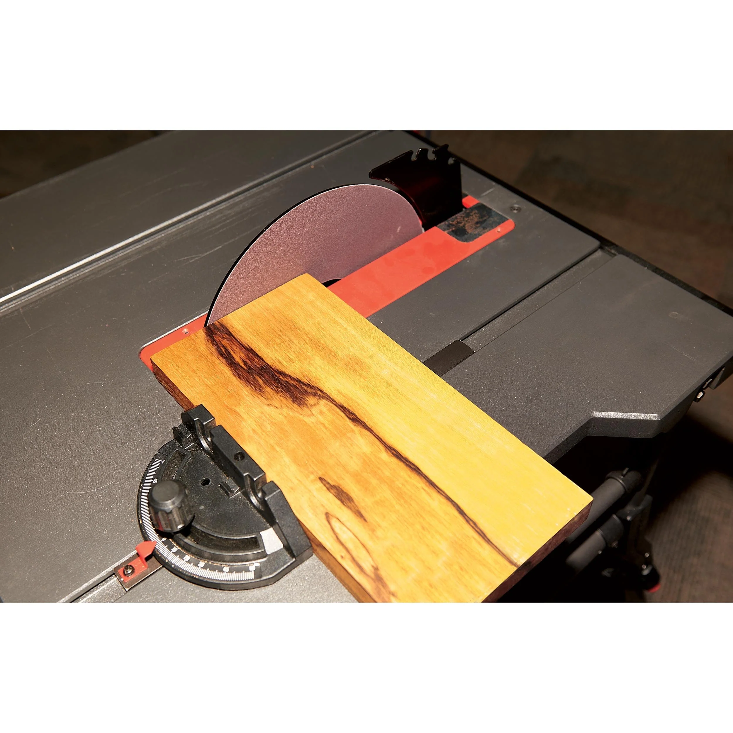 10" Table Saw Sanding Disc and Calibration Plate - Image 8