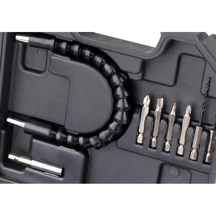 3.6V Lithium-Ion Rechargeable Screwdriver with 45 Piece Acce - Image 7
