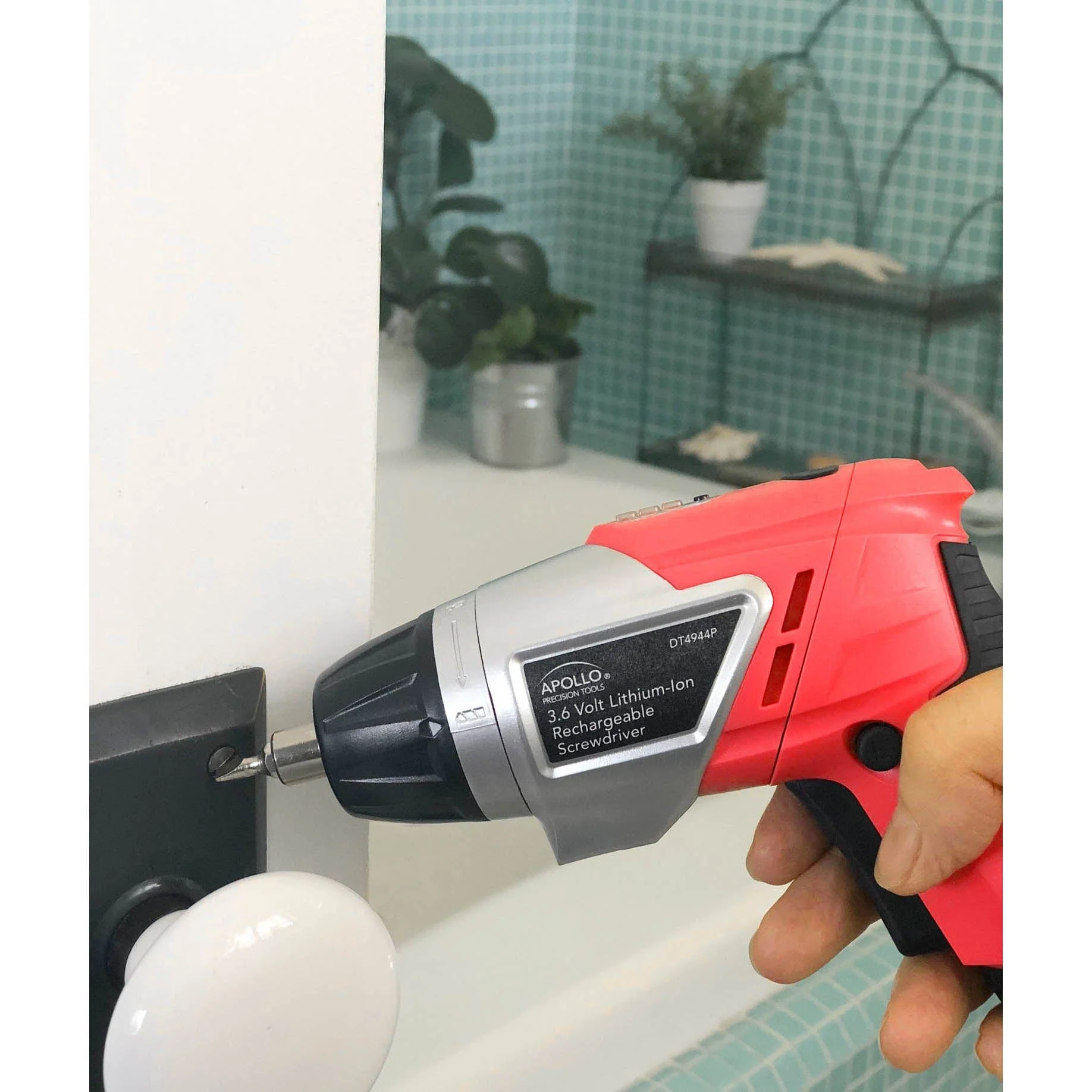 3.6V Lithium-Ion Rechargeable Screwdriver with 45 Piece Acce - Image 8