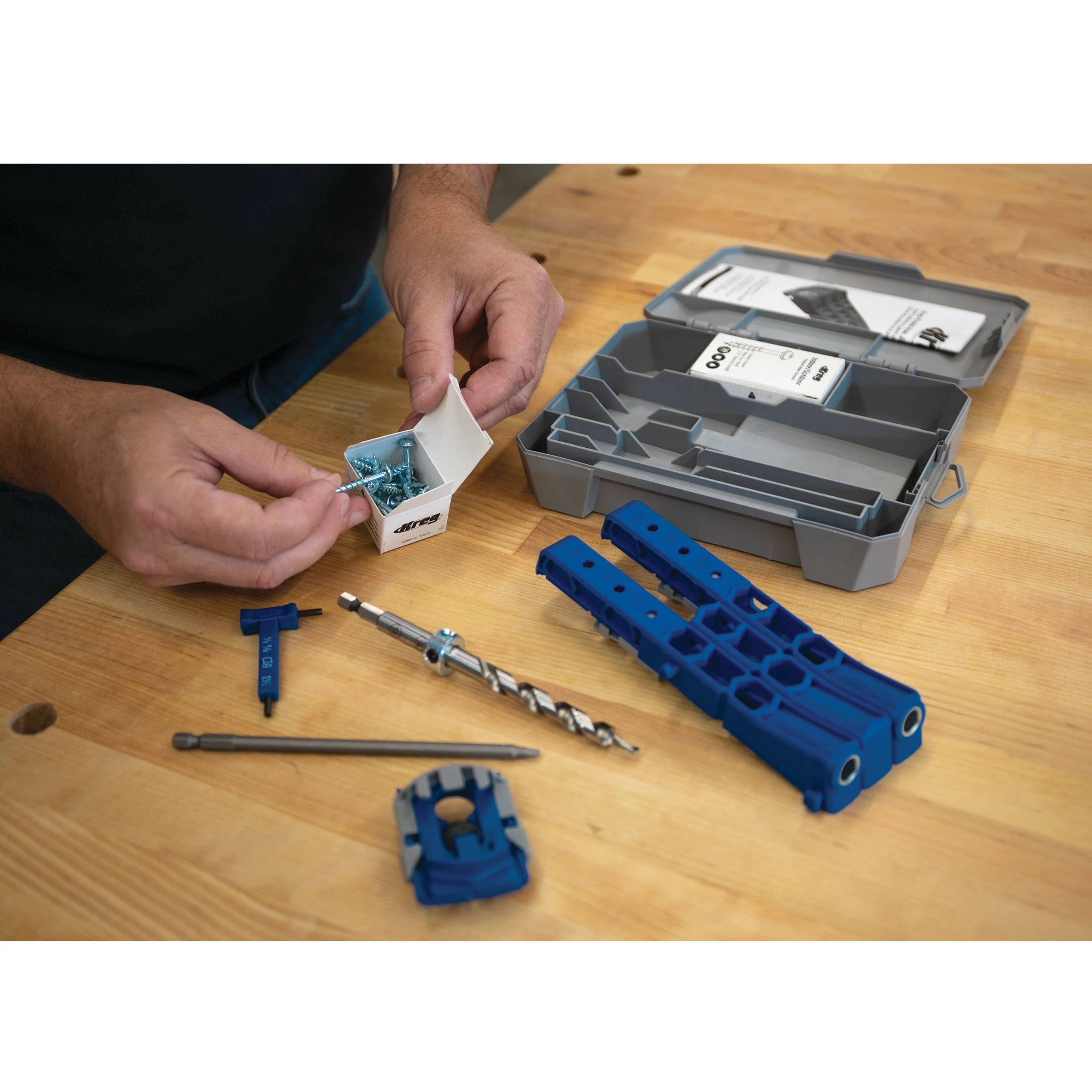 Double Drill Guide 320 Pocket-Hole Jig - Image 6